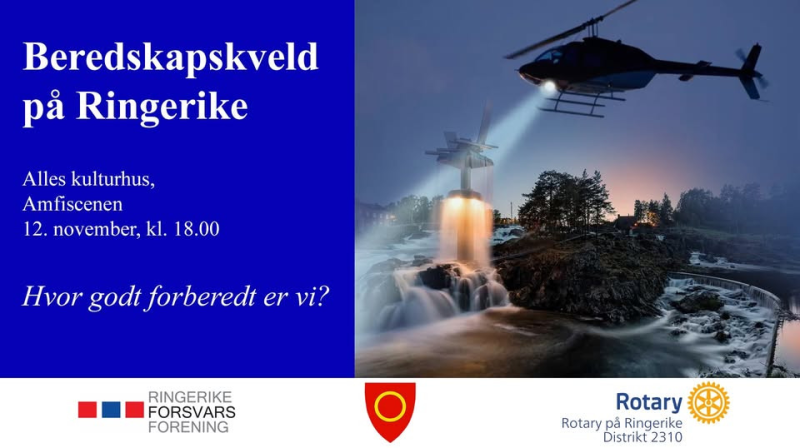 Beredskapskveld - "Er  du forberedt, kan du senke skuldrene litt"